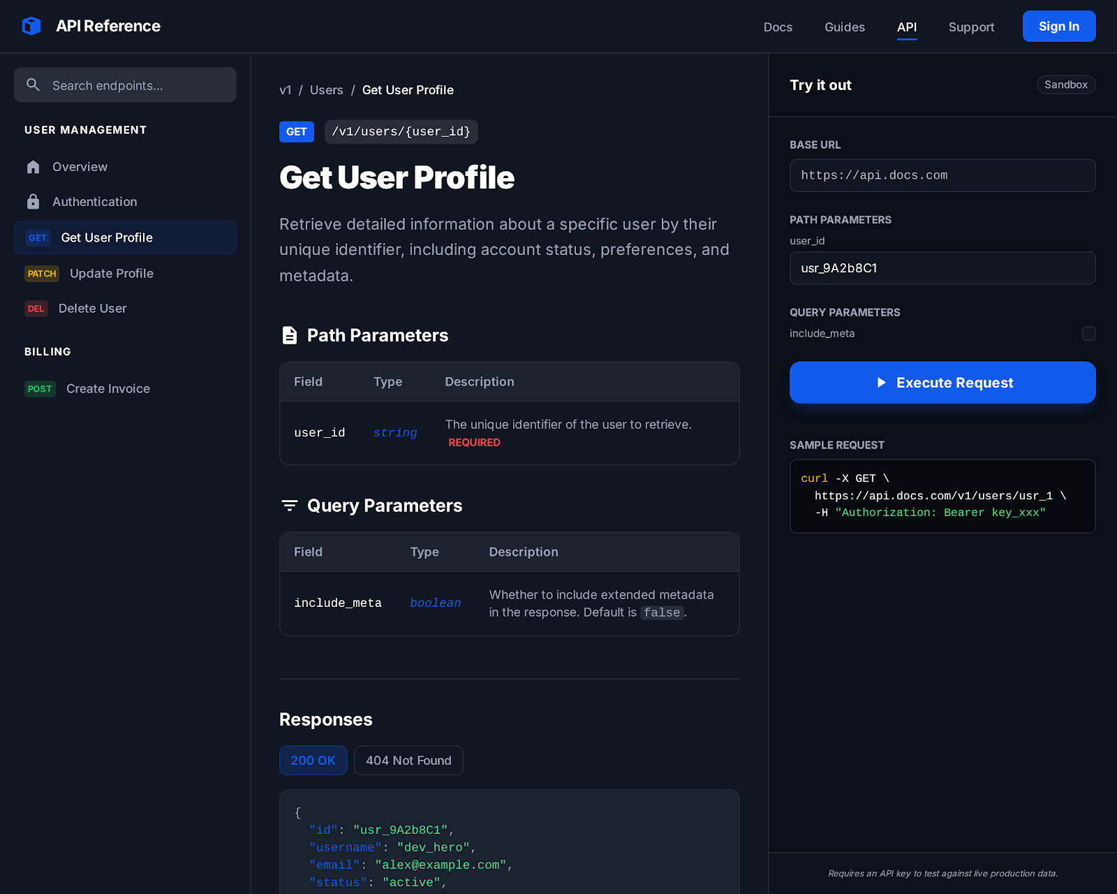 Website workspace screenshot